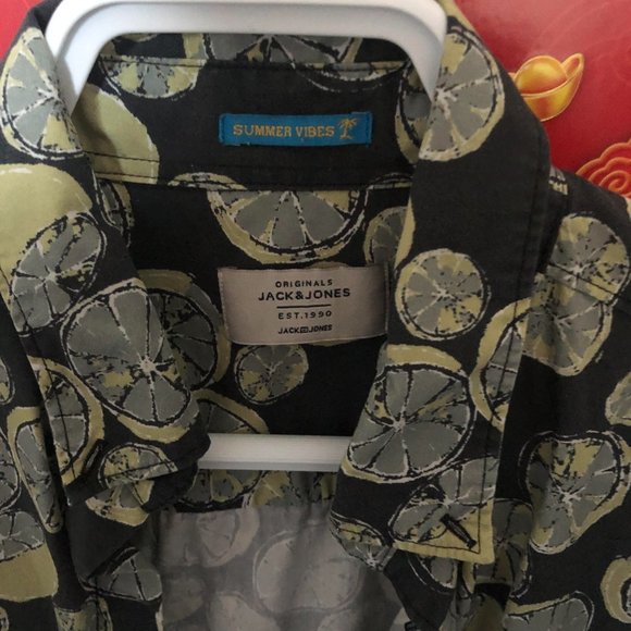 Lemon Short Sleeve Shirt - Jack and Jones - Picture 2 of 2